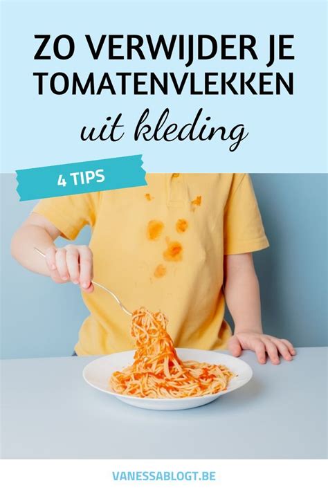 tomaten vlekken uit kleding